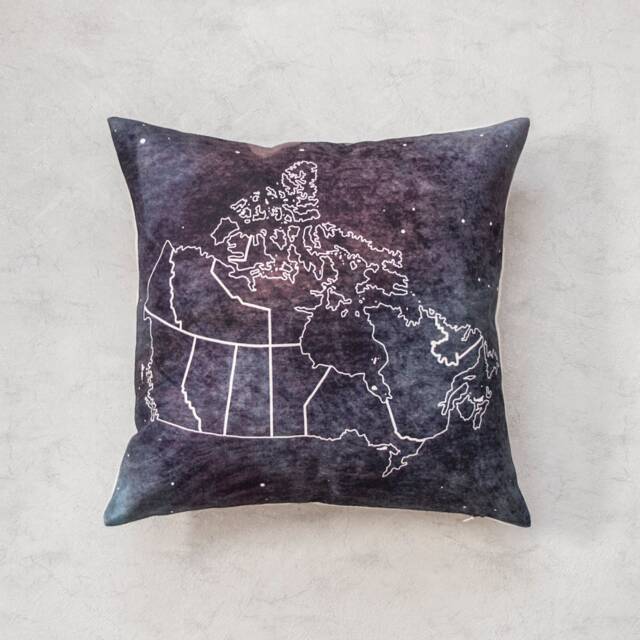 Mermaid Map Pillow Cover, Pillow Covers, Throw Pillow, Cushion Cover, Decorative Gift, Christmas Gift Idea - image 1