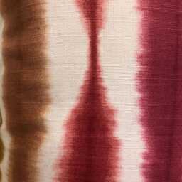 1 X Abstract Ikat Ochre Berry Green Ginger Linen Cotton Fabric Cushion Cover 16 - thumbnail 2