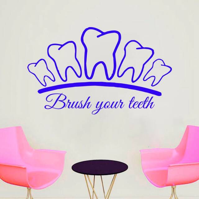 Dental Clinic Wall Decal Tooth Sticker 2998 - image 1