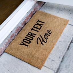 Custom Door Mat - Rug Doormat Personalized Create Your Own Housewarming Gift Unique Realtor Porch Decor - thumbnail 2