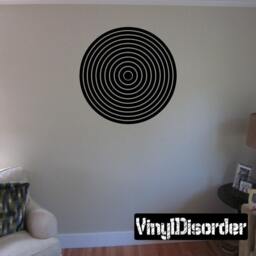 Shapes Circle Vinyl Wall Decal Or Car Sticker - Mv004Et - thumbnail 1