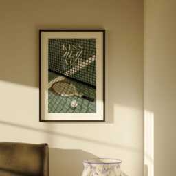 Tennis Art Print, Vintage Tennis Art, Wall Lovers Gift, Trendy Poster, Racquet Club, Club - thumbnail 2