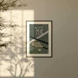 Tennis Art Print, Vintage Tennis Art, Wall Lovers Gift, Trendy Poster, Racquet Club, Club - thumbnail 3