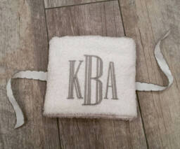 Monogrammed Sweat Towel Personalized Gym Or Hand Towel Gift