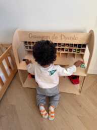 Montessori Wooden Car Garage, Toy Ramp, Personalized Toddler Gift