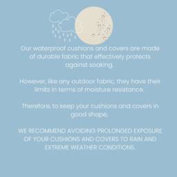 Water Resistant Floor Cushion - Round Seat Cushion Large Size Outdoor Pad Garden Patio Pillow Futon Pad For Balcony - thumbnail 4