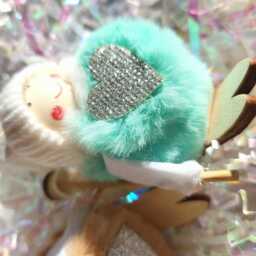 Handmade Ski Children Hanging Christmas Tree Decoration Bauble - thumbnail 2