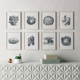 Printable Signs, Vegetable Print Wall Art, Vintage Prints, Kitchen Decor, Art - thumbnail 1