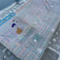 Bohemian Reversible Cotton Kantha Bed Quilt - Handmade Floral Bedspread With Traditional Embroidery - thumbnail 4