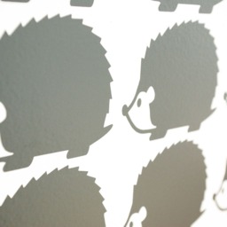 Cute Hedgehog Vinyl Wall Art Decals/stickers - Various Colours & Sizes - thumbnail 3