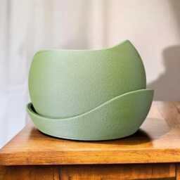 Modern Planter - Sleek Minimalist Design - Multiple Colours Indoor Plant Pot 3D Printed UK Made - thumbnail 3