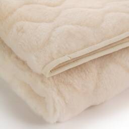 Merino Wool Blanket/ Winter Fluffy Blanket, Baby Handmade Warm Weighted Duvet Bedroom - thumbnail 3
