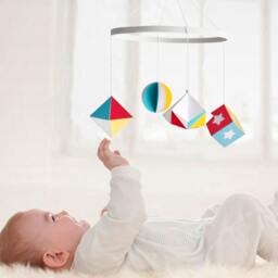 Black & White Montessori Mobile. Hanging Toy For Baby Development. Munari Mobile Newborn. Early Learning - thumbnail 2