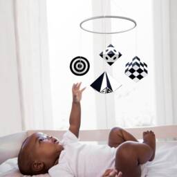 Black & White Montessori Mobile. Hanging Toy For Baby Development. Munari Mobile Newborn. Early Learning - thumbnail 3