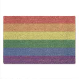 Lgbt Flag Door Mat Rainbow Pride Doormat Indoor Front Welcome Entrance Coir - thumbnail 2