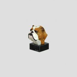 English Bulldog, Dog Marble Statue, Painted, Limited Edition, Make Your Own Artdog - thumbnail 2