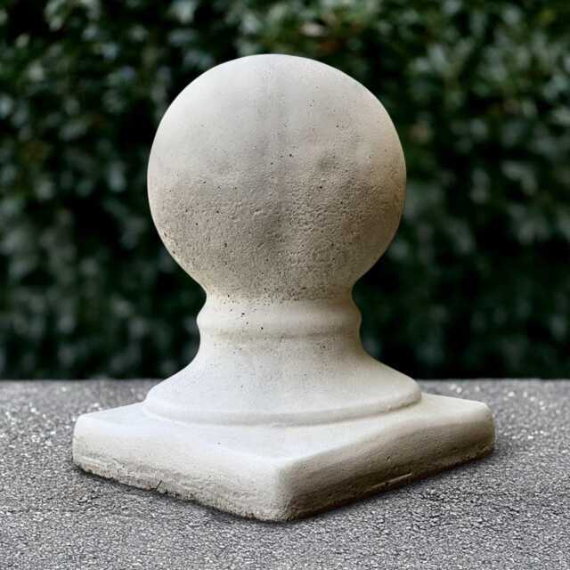Concrete Sphere Statue Large Cement Ball Garden Decor Stone Ornament Modern Minimalist Yard Sculpture Front Door Decoration Gift - image 1