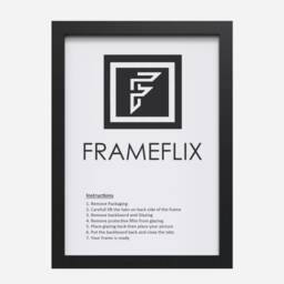 Wooden Effect A1/A2/A3/A4/A5 Wood Picture Frame, Photo Frame Black, White, Oak, Modern Home Decor, Handcrafted - thumbnail 2