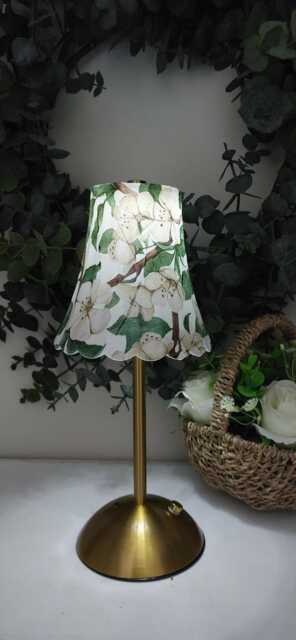 Cordless Touch Lamp. Beautiful Decoupaged Gisela Graham Inspired Usb Rechargeable Lamp.other Designs Available.cordless - image 1