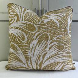 Cushions Made in Fermoie Savernake Linen Cushion Cover Chartreuse Yellow Green Pillow - thumbnail 1