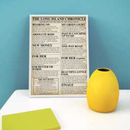 The Great Gatsby - Newspaper Style Musical Theatre Poster, West End Wall Art, Broadway Lover Gift, Music Home Decor - thumbnail 2