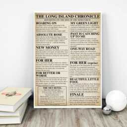 The Great Gatsby - Newspaper Style Musical Theatre Poster, West End Wall Art, Broadway Lover Gift, Music Home Decor - thumbnail 3