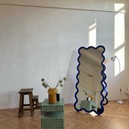 Side Table. End Coffee Tiled Book Shelf - thumbnail 3