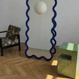 Side Table. End Coffee Tiled Book Shelf - thumbnail 2