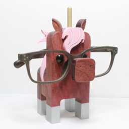 Purple Unicorn Eyeglass Stand/Glasses Holder