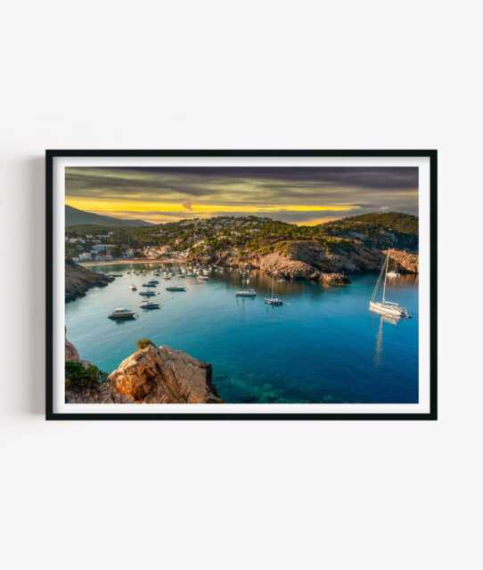 Mallorca Bay Photography Print - Spanish Coastal Wall Art Poster Seaside Home Decor - image 1