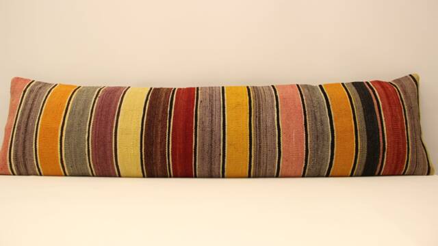 Bedding Pillow Kilim Pillow Cover, Home Decor 12x47 Decorative Throwpillows Couch Designer Boho Pillow, Case Livingroom 4Oyf-157 - image 1