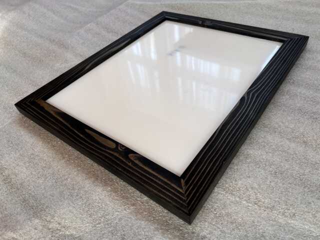 11x14 Picture Frame With Acrylic Glass, Backing & Mounting Hardware, Custom Sizes Colors Available - image 1