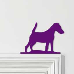 Door Topper Smooth Fox Terrier Dog Various Colours Top Of Decorative Sign - Novelty Wall Decor, Frame Art, Art - thumbnail 4