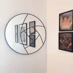 Mackintosh Round Wall Mirror, Art Deco Gift, Home - thumbnail 3