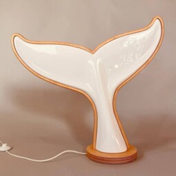 Whale Tail Floor Lamp Marine Theme Lighting, Artem Ronsky Design - thumbnail 3