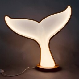 Whale Tail Floor Lamp Marine Theme Lighting, Artem Ronsky Design - thumbnail 2