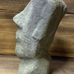 stone Garden Easter Island Head/ Moai/ Tiki Concrete Ornament - thumbnail 3