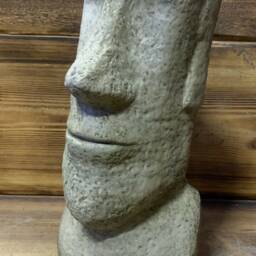 stone Garden Easter Island Head/ Moai/ Tiki Concrete Ornament - thumbnail 2