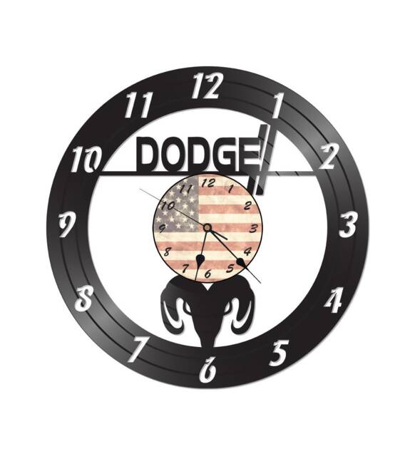 Free Shippingdodge Ram Themed Vinyl Album Record Clock Made in The > Usa - image 1