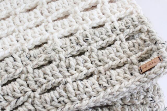 Chunky Crochet Afghan Blanket - Soft Wool Blend, Home Decor - 40x50 - image 1