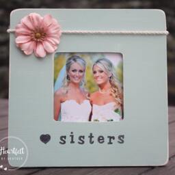 Personalized Picture Frame Set Of 3 - Hand-Painted, Custom Stamped - thumbnail 2
