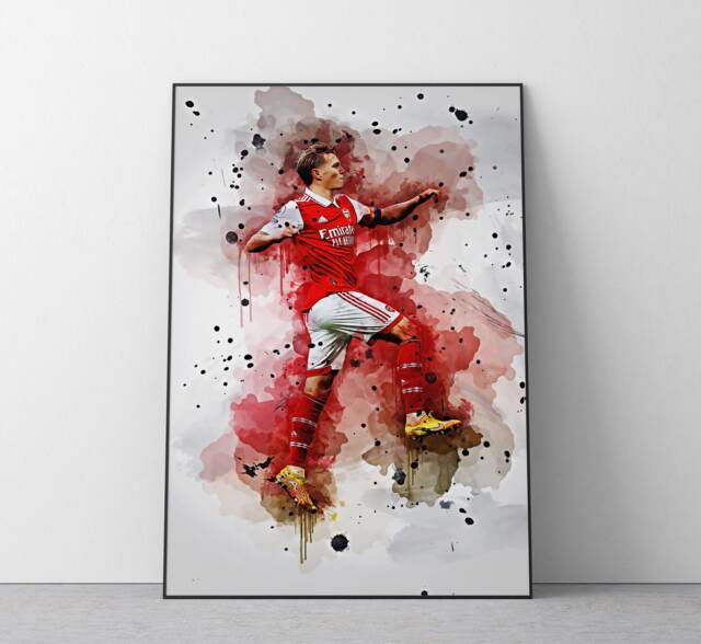 Martin ??degaard Poster - Football Wall Art Print Ref #434 - image 1
