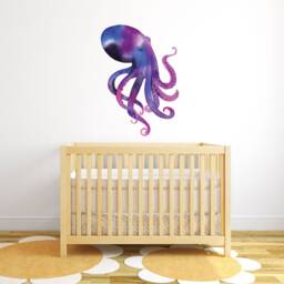 Large Octopus Wall Decal, Ocean Nursery Art, Sea Life Sticker - Thevinylcreations - thumbnail 3