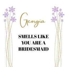 Bridesmaid Proposal Candle Gift With Matches Smells Like You Are A Bridesmaid, Personalised Wedding Keepsake For - thumbnail 2