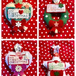My First Christmas Personalised Tree Decoration First Christmas Decoration Keepsake Gift Babys - thumbnail 4