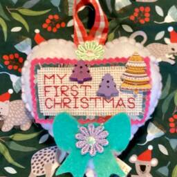 My First Christmas Personalised Tree Decoration First Christmas Decoration Keepsake Gift Babys - thumbnail 2