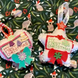 My First Christmas Personalised Tree Decoration First Christmas Decoration Keepsake Gift Babys - thumbnail 3