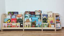 Montessori Wooden Bookshelf, Baltic Birch Plywood, Personalized