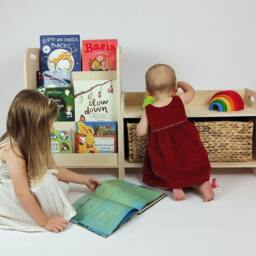 Montessori Wooden Bookshelf, Baltic Birch Plywood, Personalized - thumbnail 3