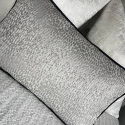 Dove Grey Piped Cushion Cover Prestigious Textiles Antelope Luxury Lumbar Square Pillow Case Handmade in UK Bespoke Sizes - thumbnail 2